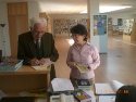 Neira Vilas na Biblioteca